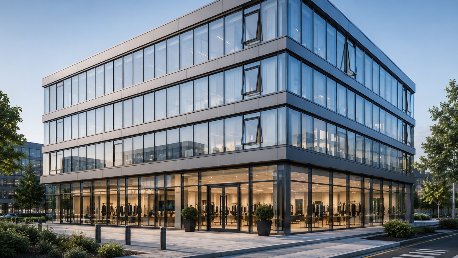Window Wall & Storefront Sistemleri — Dekoral cephe sistemi